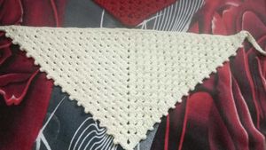Woolen Handmade Crochet. Scarf