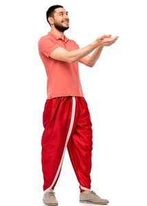 Red Dhoti Pants