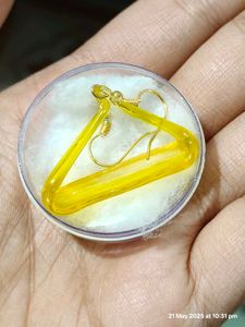 Brand New Unused Unique Glass Earrings