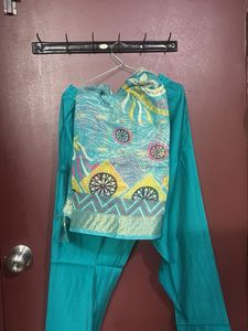 Elegant Teal Kurta Set