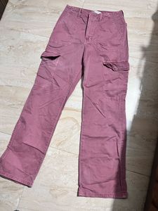 Zara Pink Cargo Pants