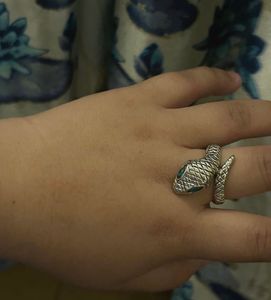 EMERALD EYE Serpent Ring