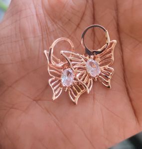 Rosegold Butterfly 🦋 Korean  Earrings