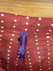 High waisted Shristi Brand pure cotton tailored pa