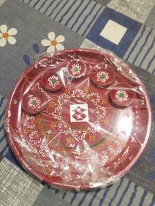 karwachauth / diwali pooja thali