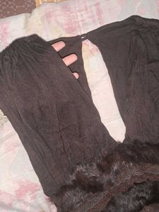 Y2K VINTAGE BROWN DRESS