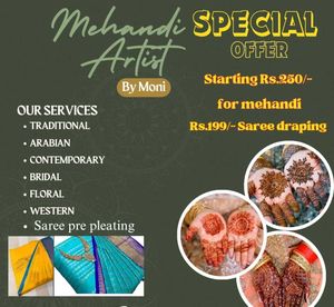 Mehandi & Saree Draping Services