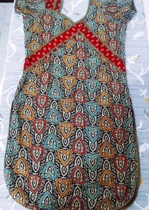 Patterned heart-shaped dress