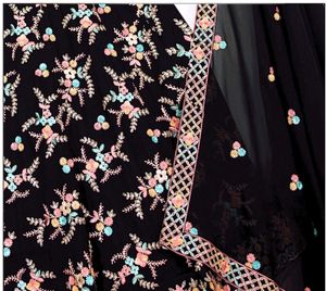 Black embroidered Lehenga