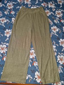 Olive Green Wide Leg Pants