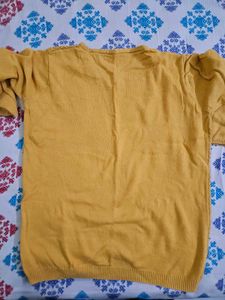 Mustard Yellow Knit Top