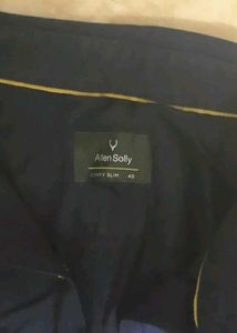 Navy Blue Long Sleeve Shirt