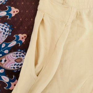 Yellow Floral Overalls