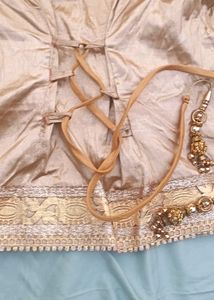 Gold Embellished Choli
