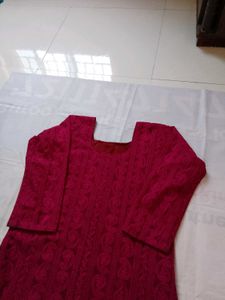 New Chikankari Kurti
