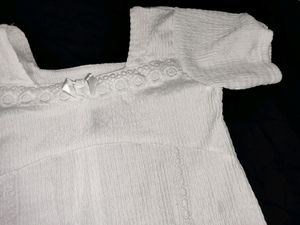 WHITE COQUETTE TOP🎀