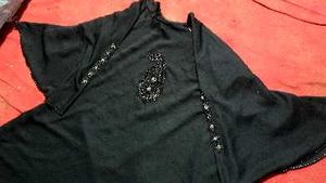 Elegant Black Ethnic Abaya