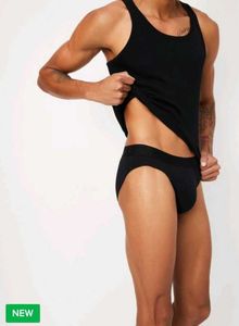 Max Men Solid Elasticated Briefs 2