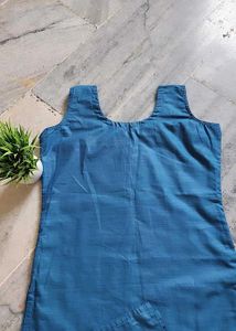 Cotton Kurta And Plazo Set