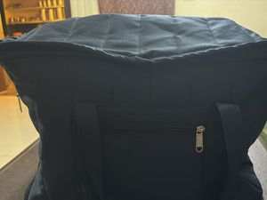 Black Quilted Tote Bag
