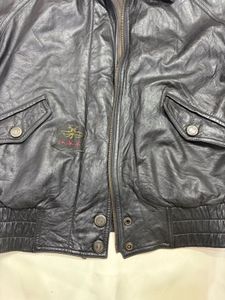 Leather Bomber Jacket