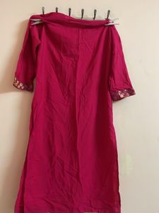 Pink &amp; Gold Kurta
