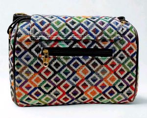 Jacquard Crossbody Bag