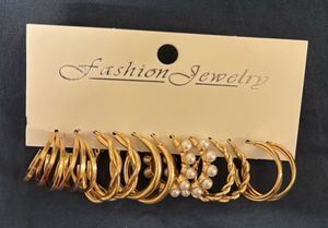 Hoop Earrings - Pair of 6