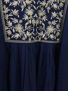 Max Women’s Navy Blue Kurta (xl)