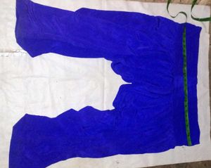 Blue Silky Salwar Patyali