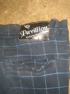 Checked Slim Fit Pants