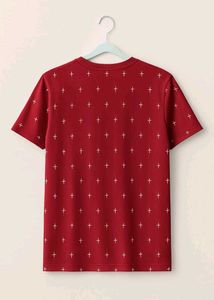 Red Patterned T-Shirt