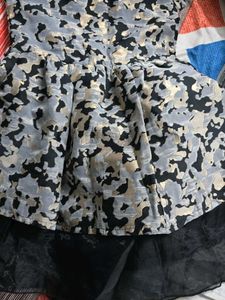 Cute Camo Print Top
