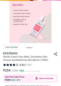 Earth Rhythm Gentle Cream Face Wash