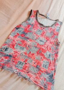 Patterned Tank Top