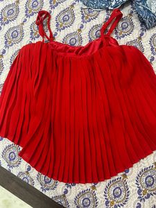 Coordinated Skirt And Crop Top