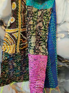 brand NEW KANTHA Patchwork Stole