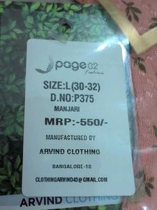 Floral Blouse Peach Stretchable