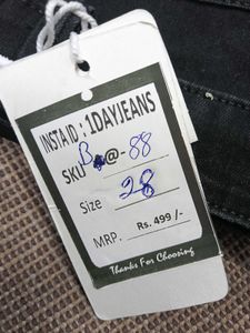 B@88 Size-28 Straight Jeans