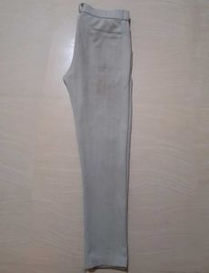 INDICLUB Regular Fit Men Silver Trousers