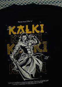 Kalki Black Graphic Tee