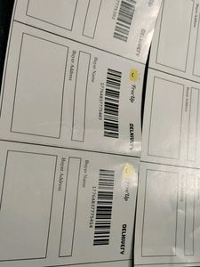 12 SHIPPING LABELS