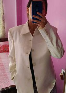 Tailored Off-white Blazer