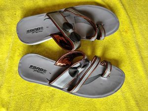 Combo Of 2 Flats Sandals And One Sling Bag