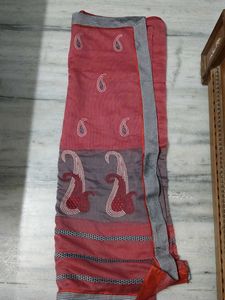 Brick Red Saree