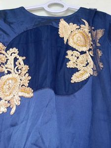 Elegant Blue Ethnic Gown