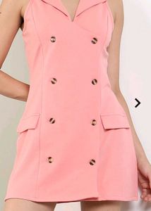 Pink mini blazer