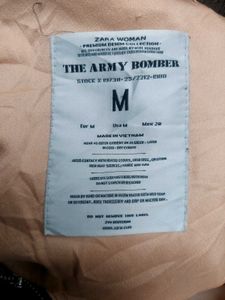 Zara Army Bomber - M