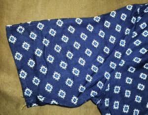 Navy Blue Rayon High Low Kurta