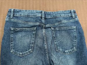 Westside Distressed Hem Denim Jeans